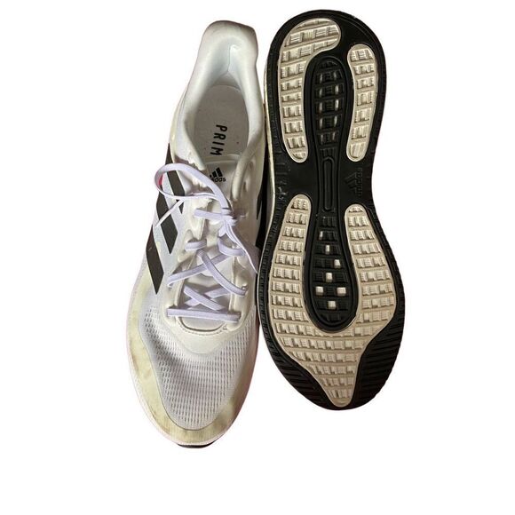 Adidas supernova men’s white and black running shoes size 11.5. main image 6